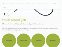 Tablet Screenshot of praxis-straettligen.ch
